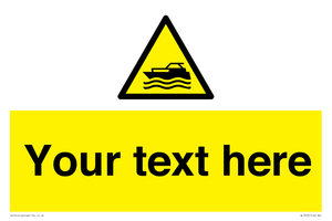 Custom Warning motorised watercraft